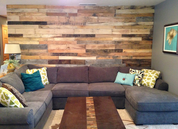 20 Astounding Living Rooms with Pallet Walls Home Design 