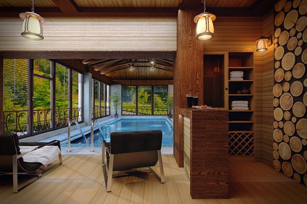 indoor pool area