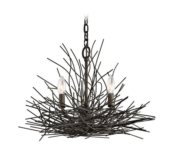 Bronze Mini-Chandelier