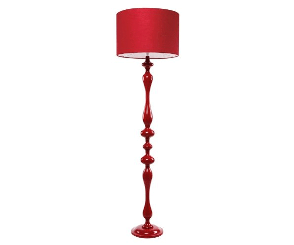 modern red lamp