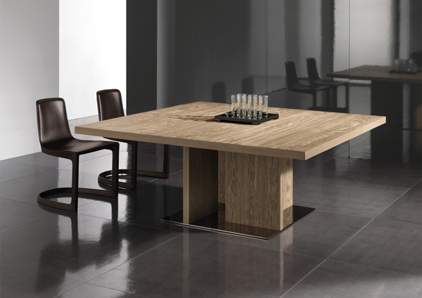 20 Splendid Square Oak Dining Room Tables | Home Design Lover