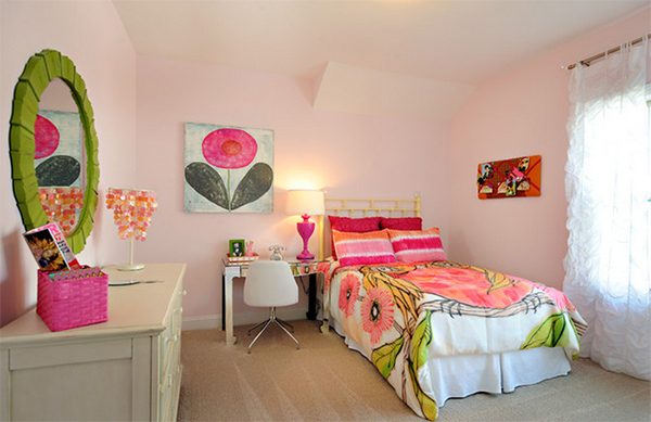 bedroom floral design