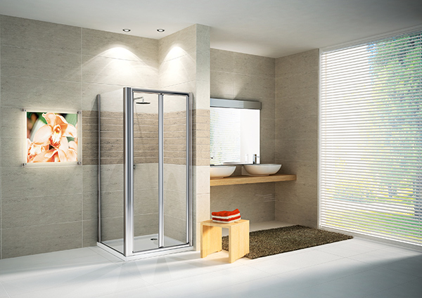 square shower design