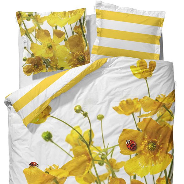 floral duvet print