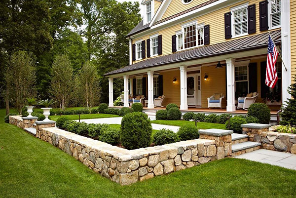 Stone Wall landscaping