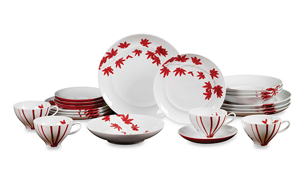 20-Piece Dinnerware Set In Pure Red