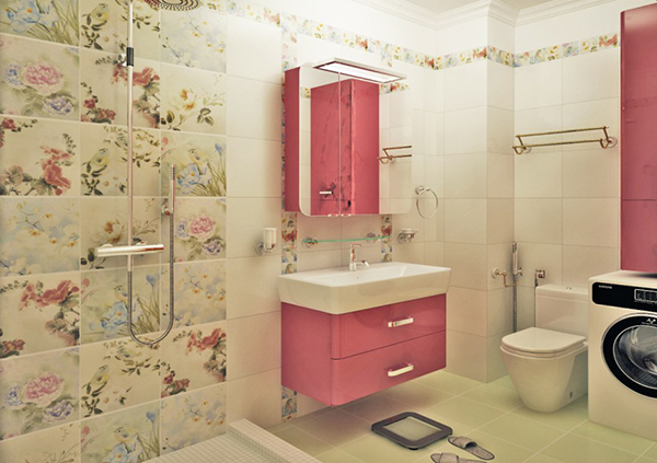 Bathroom Tiles at Bedroom