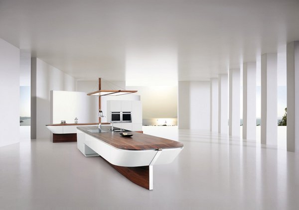 boat-shape kitchen