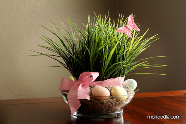 Easter Grass DIY Spring Decor