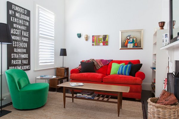 22 Beautiful Red Sofas In The Living Room Home Design Lover