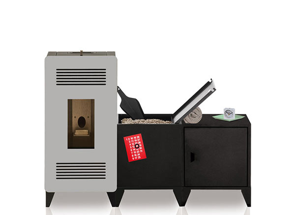 MIA modular pellet stove