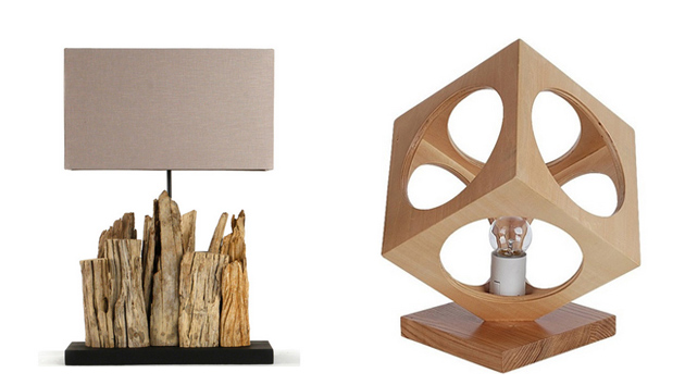 modern wooden table lamps