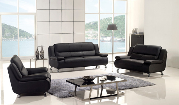 20 Modern Leather Living Room Furniture Home Design Lover