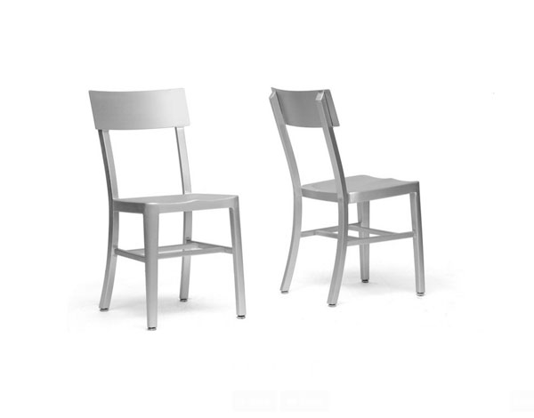 aluminum side chairs