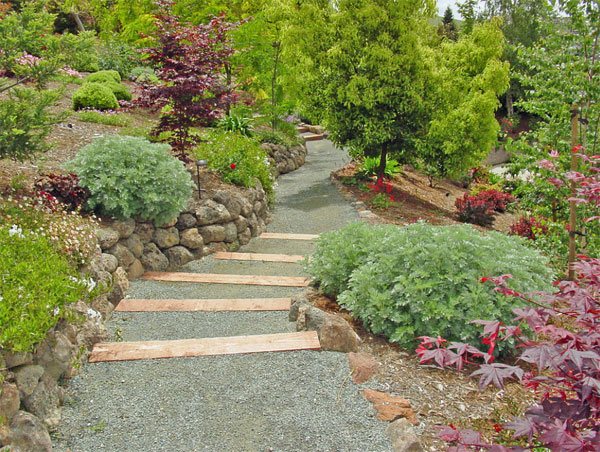 crushed granite gravel landscape exterior