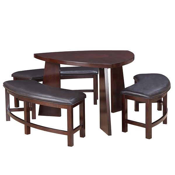 triangle dining room table set