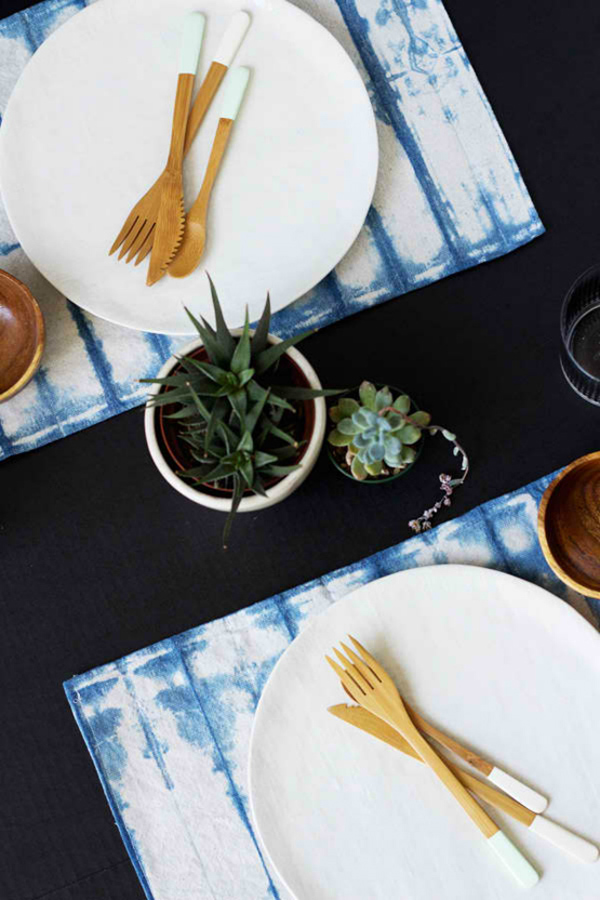 Shibori Dyed Placemats