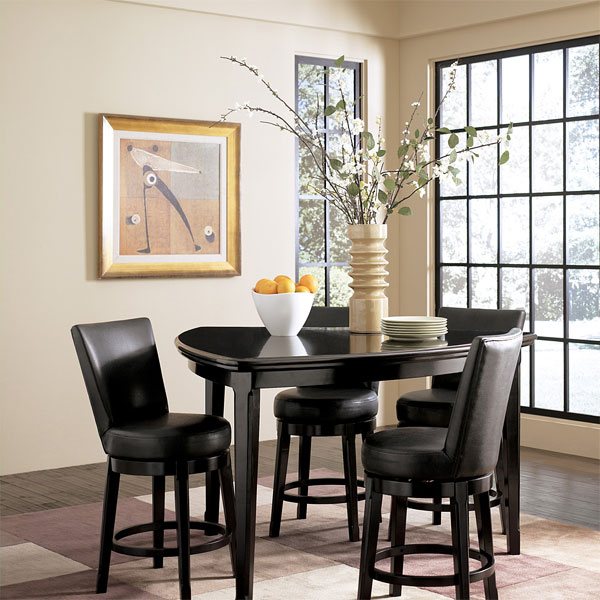 triangle dining room table set