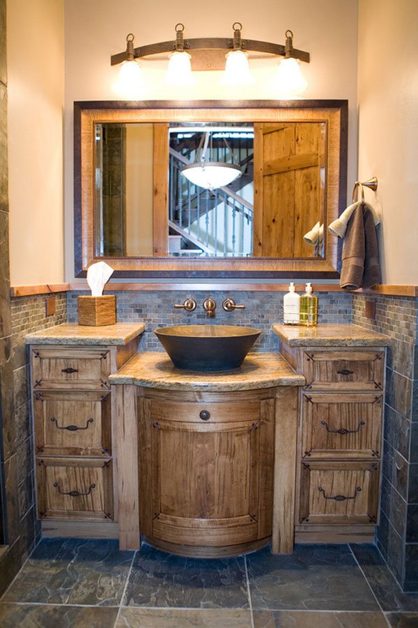 26 Impressive Ideas  of Rustic Bathroom  Vanity  Home 