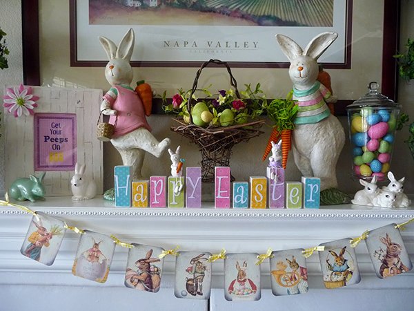 Easter Mantel Design