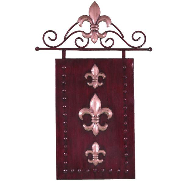 Fleur de lis wall decor