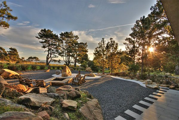 rocks gravel landscape