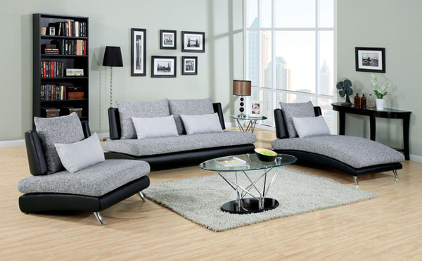 black and grey seating