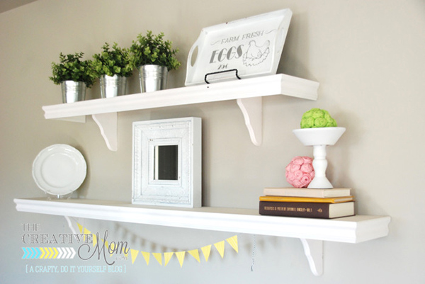 DIY Cafe Shelves