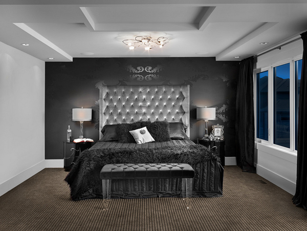 black bedroom