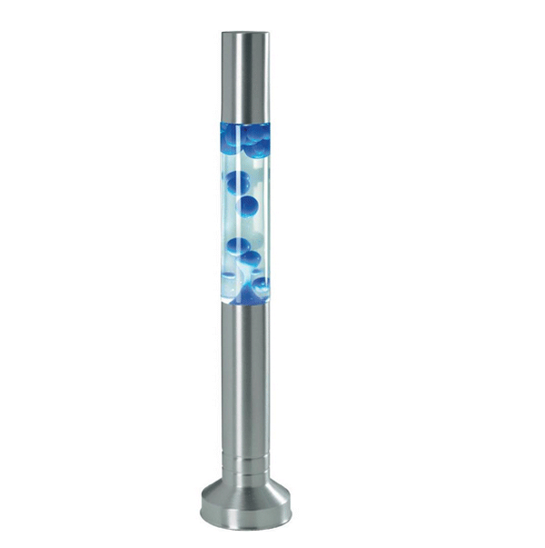 classic lava lamp with black body