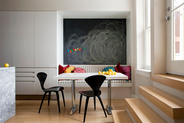 contemporary breakfast nook