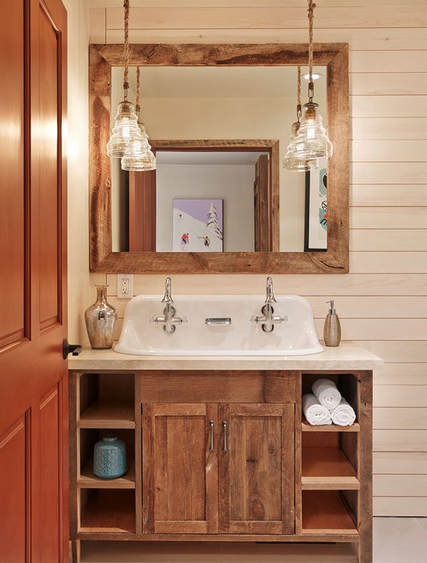 pendant lighting Rustic Vanity