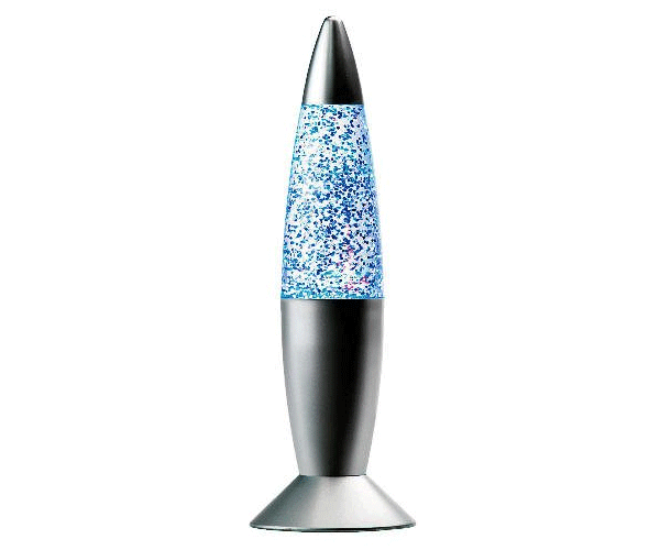 classic lava lamp with black body