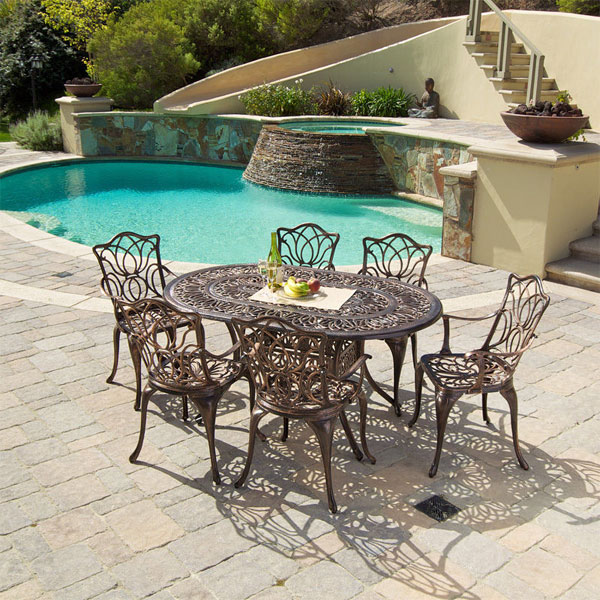 Outdoor Lifestyle Cast Aluminum Furniture Images