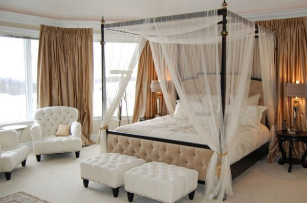 White Canopy Bed