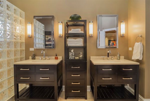 center bathroom linen cabinet furniture