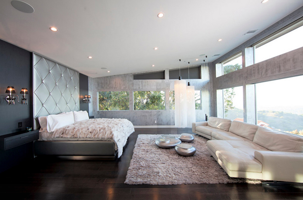 silver accents bedroom