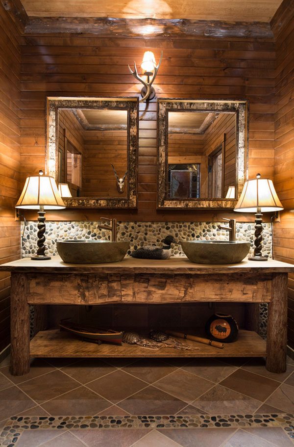 35 Best Rustic Bathroom Vanity Ideas And Designs For 2022 | vlr.eng.br