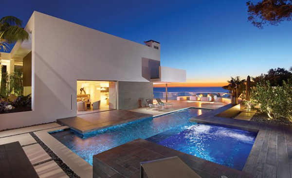 beautiful modern pool