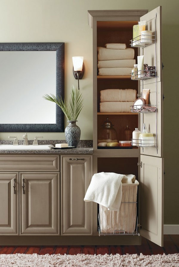 20 Clever Designs Of Bathroom Linen Cabinets Home Design Lover