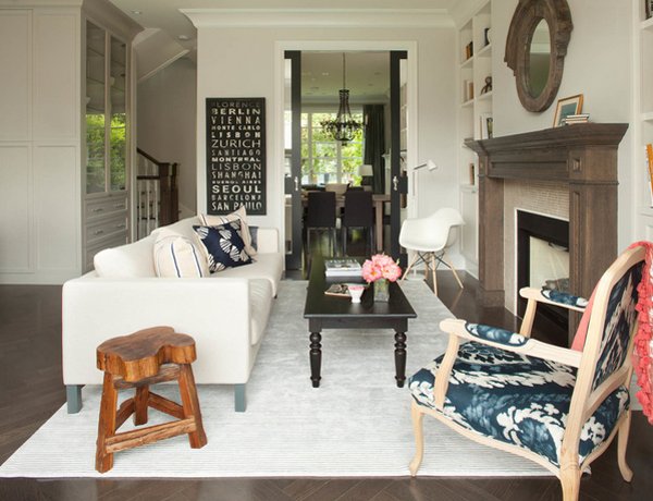 white sofa living room