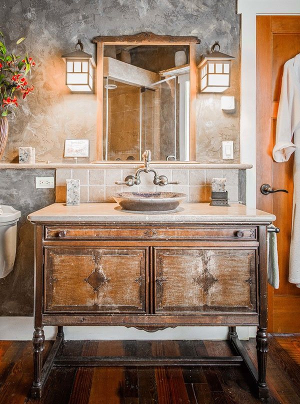 26 Impressive Ideas of Rustic Bathroom Vanity Home