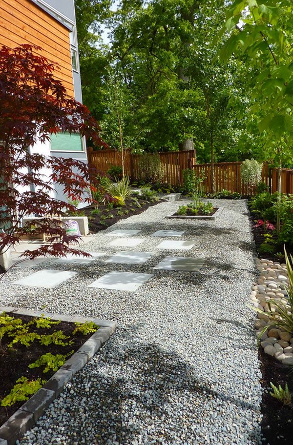 courtyard gravel