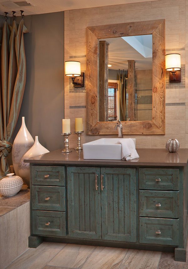 26 Impressive Ideas of Rustic Bathroom Vanity Home Design Lover