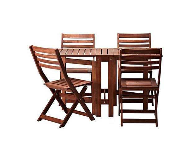 20 Drop Leaf Table with Folding Chairs | Home Design Lover