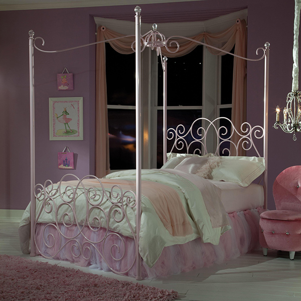 girls princess canopy bed