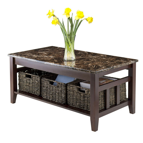 22 Well Designed Coffee Tables With Basket For Storage