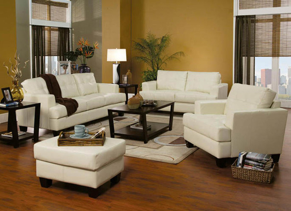 20 Modern Leather Living Room Furniture Home Design Lover