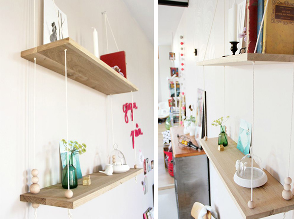 DIY Scandinavian Swing Shelf