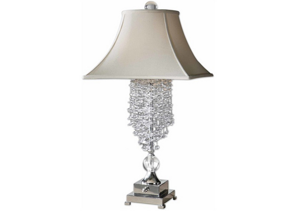 Silver Table Lamp